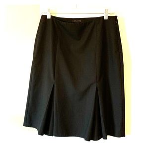 The Limited Black pleated midi by